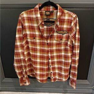 Limited edition 120th Harley Davidson anniversary women's flannel